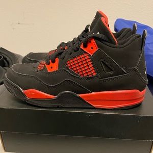 Jordan Red Thunder 4 Preschool Size 13.5